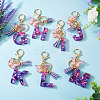 Resin Butterfly Pendant Keychains KEYC-TAC0034-03M-6