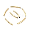 SHEGRACE Brass Curved Tube Beads XGRPCU093-259G-2