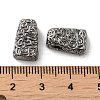 Textured Brass Beads KK-H455-04B-3