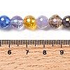 Electroplate Glass Beads Strands EGLA-D300-06-8mm-01-4