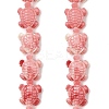 Synthetic Coral Dyed Beads Strands SHEL-Z003-04B-1