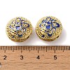 Rack Plating Brass Enamel Beads KK-P276-24B-G03-3