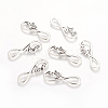 Tibetan Style Alloy Infinity with Hope Links connectors TIBE-S230-AS-LF-2