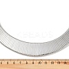 Alloy Wide Choker Necklaces for Women NJEW-C090-01P-3