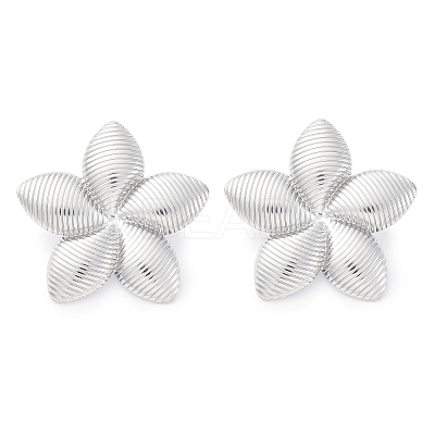 304 Stainless Steel Stud Earrings for Women LS-EJEW-K306-19P-1