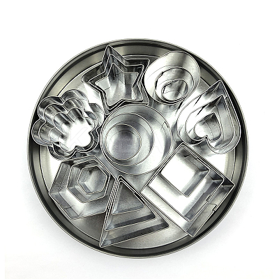 430 Stainless Steel Cookie Cutters BAKE-PW0001-204B-P-1