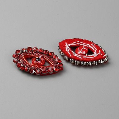 Handicraft Beading Felt Appliques PATC-WH0007-63F-1