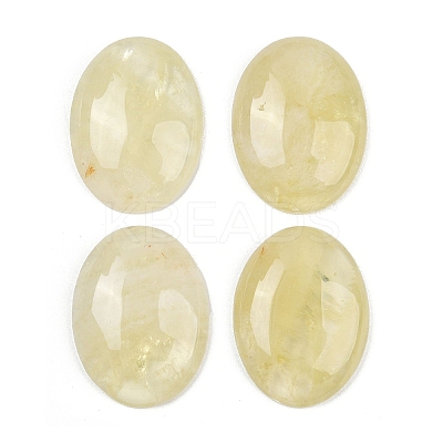 Natural Lemon Quartz Cabochons G-I387-02A-1