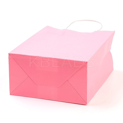 Pure Color Kraft Paper Bags AJEW-G020-A-11-1