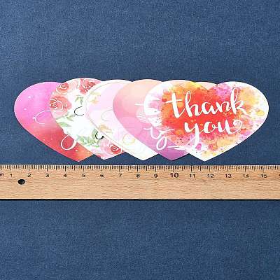Coated Paper Thank You Greeting Card DIY-FS0007-76B-1