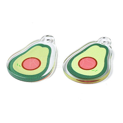 Translucent Acrylic Pendants LS-TACR-N013-002-1