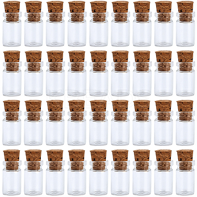 100Pcs Mini Tube Glass Wishing Bottles AJEW-CP0009-88-1
