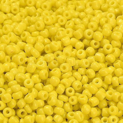 8/0 Opaque Colours Round Glass Seed Beads X-SEED-A010-3mm-42-1