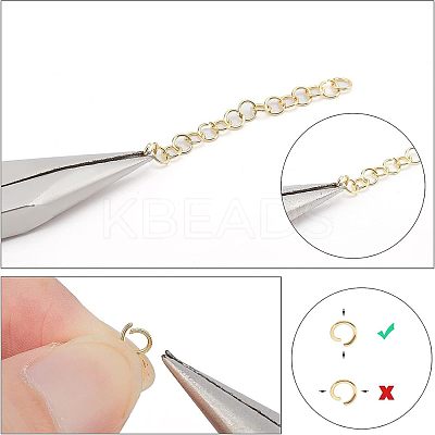 1000Pcs 304 Stainless Steel Jump Rings STAS-UN0043-70-1