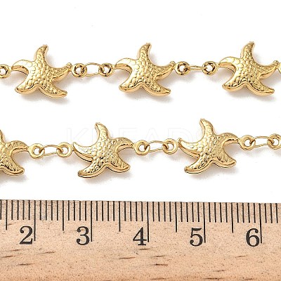 Ocean 304 Stainless Steel Link Chain Necklaces for Women LS-NJEW-A060-01A-G-1