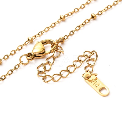 Rough Raw Natural Mixed Stone Pendant Necklaces NJEW-JN03641-1