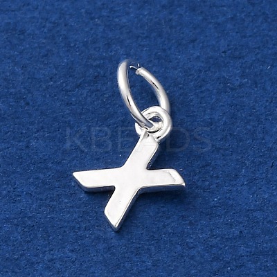 925 Sterling Silver Letter Charms LS-STER-C012-01S-X-1