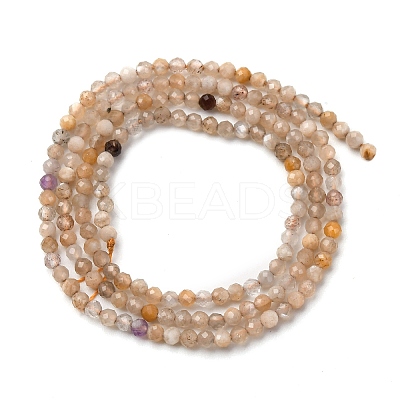 Natural Peach Moonstone Beads Strands G-A276-C12-2mm-1