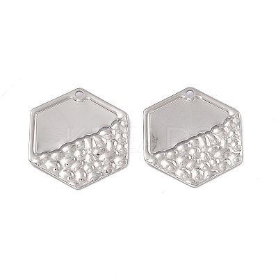 Non-Tarnish 304 Stainless Steel Pendants STAS-B031-39S-1