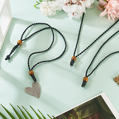 Adjustable Waxed Polyester Cord Necklace Making NJEW-TAC0030-1