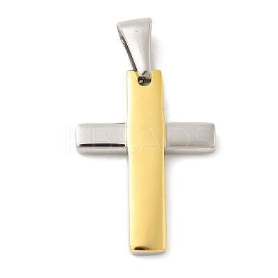 Ion Plating(IP) 304 Stainless Steel Pendants STAS-D110-35GP-1