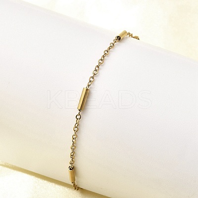 304 Stainless Steel Link Bracelets BJEW-A051-01G-1