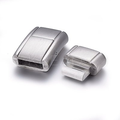 Tarnish Resistant 304 Stainless Steel Magnetic Clasps LS-STAS-E440-91P-1