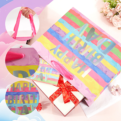 1 Set Paper Tote Bags with Handles CARB-SP0001-01A-1
