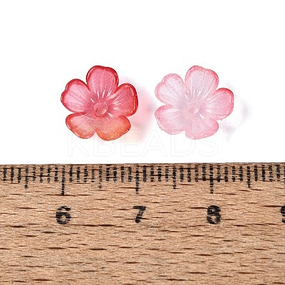 Transparent Plastic Bead Caps KY-Q005-02A-07-1