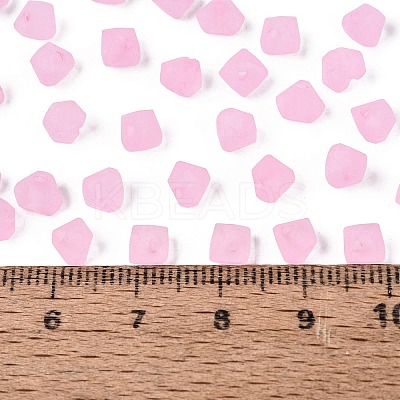 FGB Frosted Transparent Glass Seed Beads SEED-N013-03A-05-1