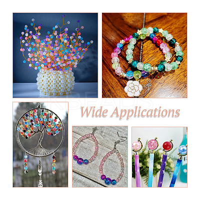 DIY Beaded Dangle Earring Pendant Decoration Making Kit DIY-TA0008-02-1