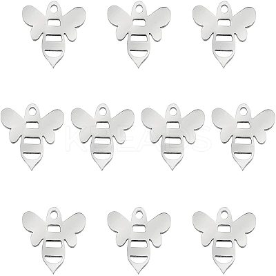 304 Stainless Steel Charms STAS-NB0004-37P-1