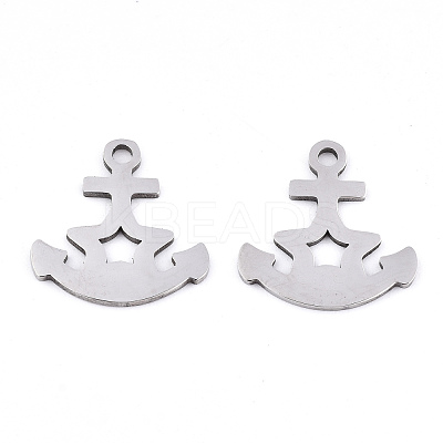 Non-Tarnish 201 Stainless Steel Pendants STAS-S081-051-1