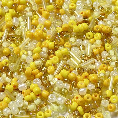 Opaque & Transparent Inside Colours Glass Seed Beads SEED-F004-02D-1