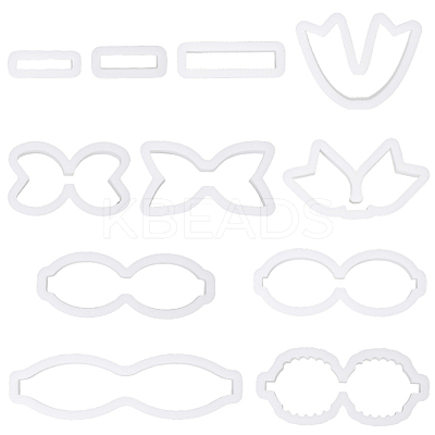 4 Boxs 4 Styles Plastic Molds DIY-SC0030-53B-1