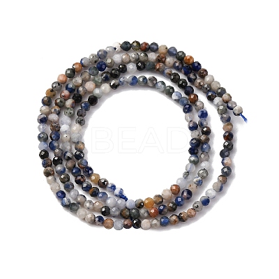 Natural Sodalite Beads Strands G-RM241221-A5-1