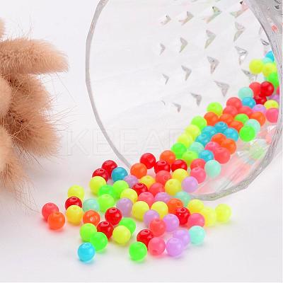 Fluorescent Acrylic Beads X-MACR-R517-6mm-M-1
