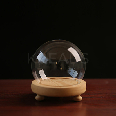 High Borosilicate Glass Dome Cover DJEW-PW0001-22B-01-1