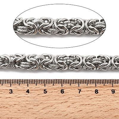 304 Stainless Steel Byzantine Chains CHS-Z007-23P-1