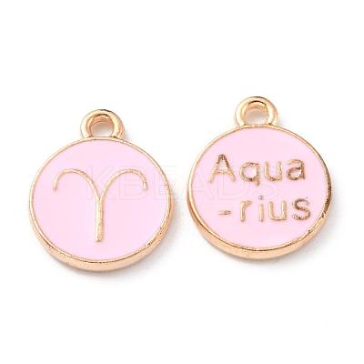 Alloy Enamel Pendants ENAM-S124-01B-09-1