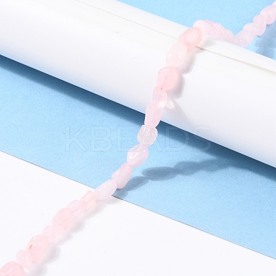 Natural Madagascar Rose Quartz Beads Strands G-G018-13-1