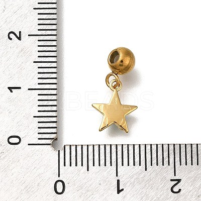 Ion Plating(IP) 304 Stainless Steel Rhinestone Pendants STAS-A104-12G-1