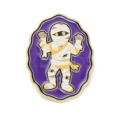Mummy Enamel Pins JEWB-H033-05C-G-1
