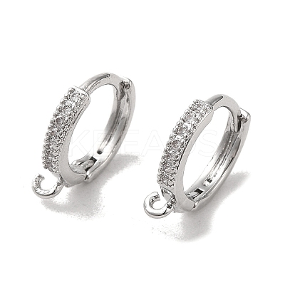 Brass Hoop Earring Findings FIND-Z039-32P-1