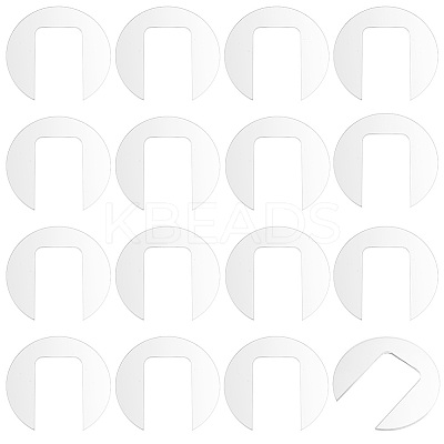 16Pcs Acrylic Blank Tumbler Topper TACR-BC0001-14-1