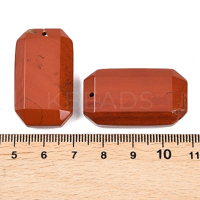 Natural Red Jasper Pendants G-H325-03K-1