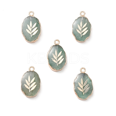 Natural Green Strawberry Quartz Pendants LS-G-K333-01G-1