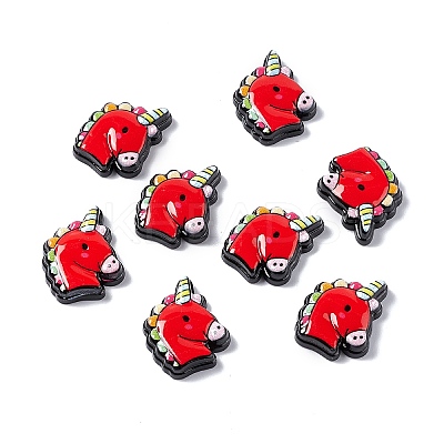Opaque Resin Cabochons RESI-C027-05B-1