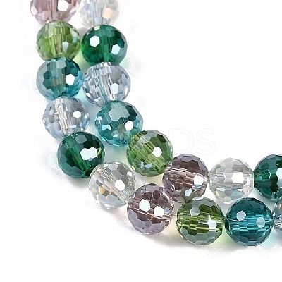 Electroplate Glass Beads Strands EGLA-B009-03-1