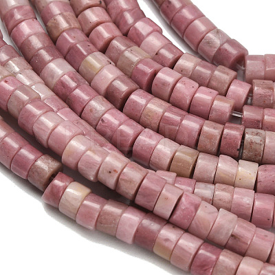 Natural Rhodonite Beads Strands G-Z110-A08-2x4mm-1